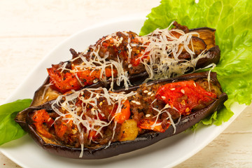 Stuffed eggplant