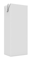 white milk juice packaging isolated on white background layout