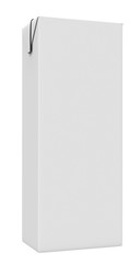 white milk juice packaging isolated on white background layout