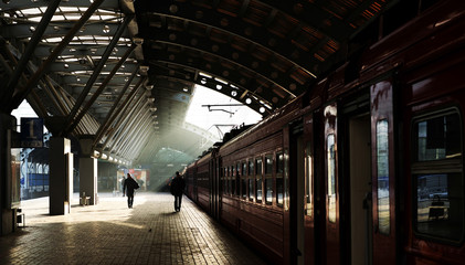 train in the station