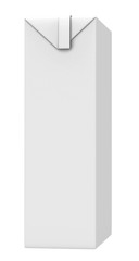 white milk juice packaging isolated on white background layout