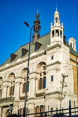 Windows and arches of an old church