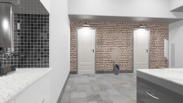 Visite virtuelle d'une cuisine contemporaine