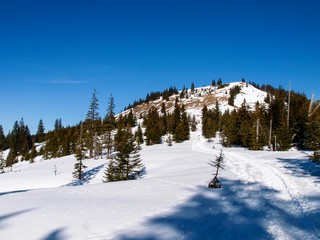Fototapeta na wymiar Zoeblen, winter landscape