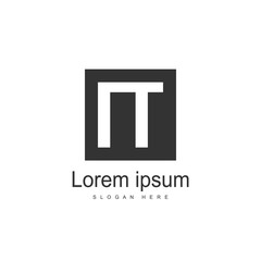 Initial Letter NT Logo Template Vector Design