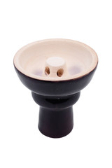 hookah bowl for tobacco with long leg. White background