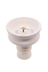 hookah bowl for tobacco with long leg. White background