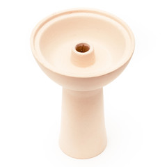 hookah bowl for tobacco with long leg. White background