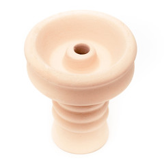 hookah bowl for tobacco with long leg. White background