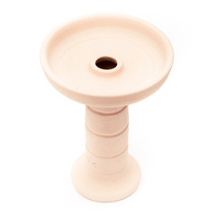 hookah bowl for tobacco with long leg. White background