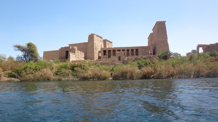 Aswan, Assuan, Świątynia Izydy, Wyspa File