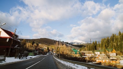Hutsul Landscape in the Yablunitsya