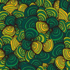 Fototapeta na wymiar Vector pattern abstract tribal wave ornamental background. Hand draw vector illustration.