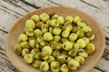 Petits pois wasabi