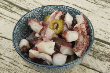Poulpes en tapas