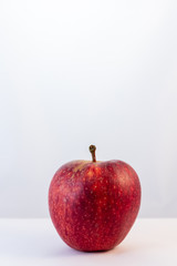 Red apple isolated on white background