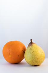 Pear and orange