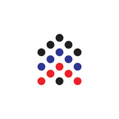 Up Arrow with dot design 