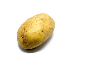 potato isolated on white background