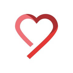 Sketch designed loves heart. Graphic red hearts love vector.couple romantic love heart. - Vector
