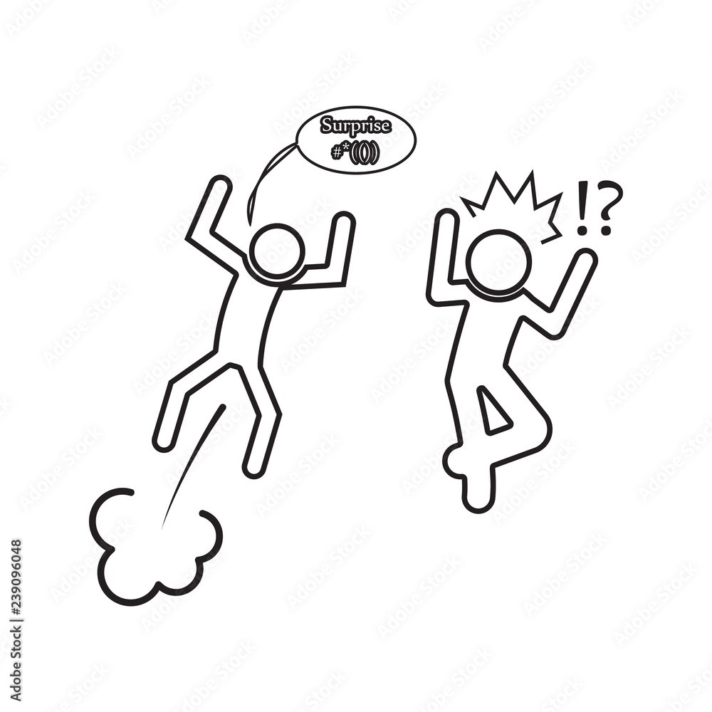 Poster bawdy friendly jokes icon. element of cyber security for mobile concept and web apps icon. thin line