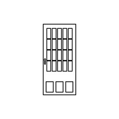 Door icon. Element of Door for mobile concept and web apps icon. Thin line icon for website design and development, app development