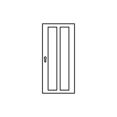 Door icon. Element of Door for mobile concept and web apps icon. Thin line icon for website design and development, app development