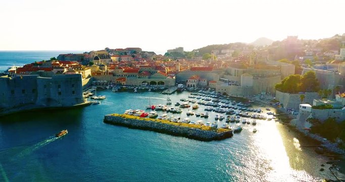 Dubrovnik Croatia Aerial Drone