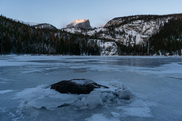 Frozen Bear Lake - Rocky Mountain National Park