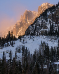 Sunrise in Rocky Mountain National Park