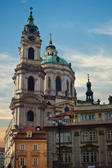 Fototapeta na wymiar St. Nicholas Church in Prague