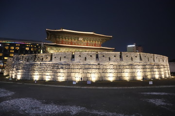 Dongdaemun Gate  in Seoul, South Korea