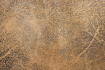 Close up brown leather texture background.