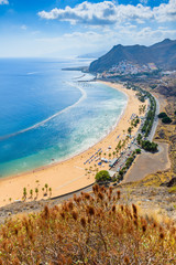 Wonderful view from Mirador Las Teresitas. Tenerife. Canary Islands..Spain