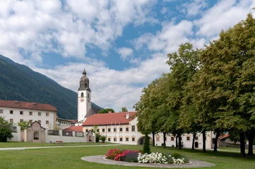 Fotobehang View of Stift Stams in Tyrol © Nikolay