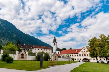 Fotobehang View of Stift Stams in Tyrol © Nikolay