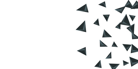 Triangular background. Abstract composition of 3d triangles. © niko180180