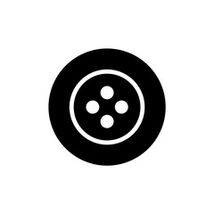 Clothes button raster icon