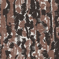 Vector seamless pattern with hand drawn brush strokes and stripes