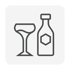 beverage icon black