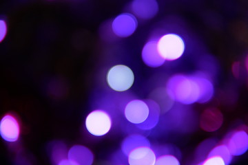 Christmas lights Bokeh Garland new year holidays different colors