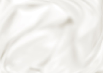 Obraz premium abstract blurry wave of white and gray fabric texture.