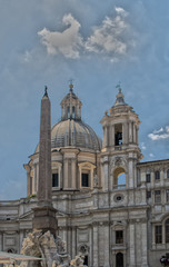 Fototapeta na wymiar Italy. Monuments of the city of Rome. HDR image