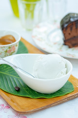 Coconut milk ice cream