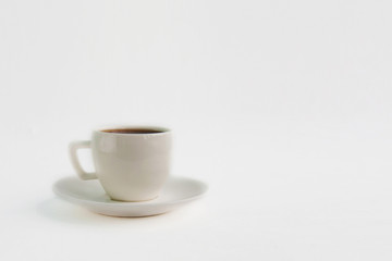 Minimalist concept for espresso coffee lovers