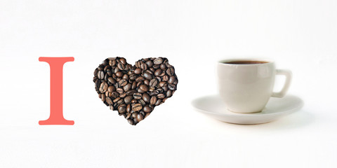 Minimalist concept for espresso coffee lovers