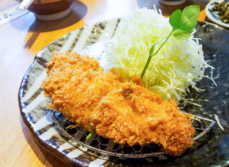 Japanese deep fried pork cullet