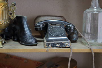 Retro items on the shelf