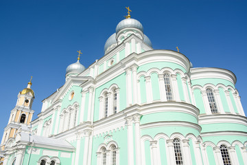 DIVEEVO, RUSSIA - September 6, 2018: Holy Trinity-Saint Seraphim-Diveyevo Monastery in Nizhny Novgorod region