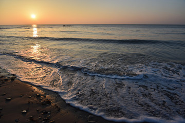View to the Baltic sea coast.